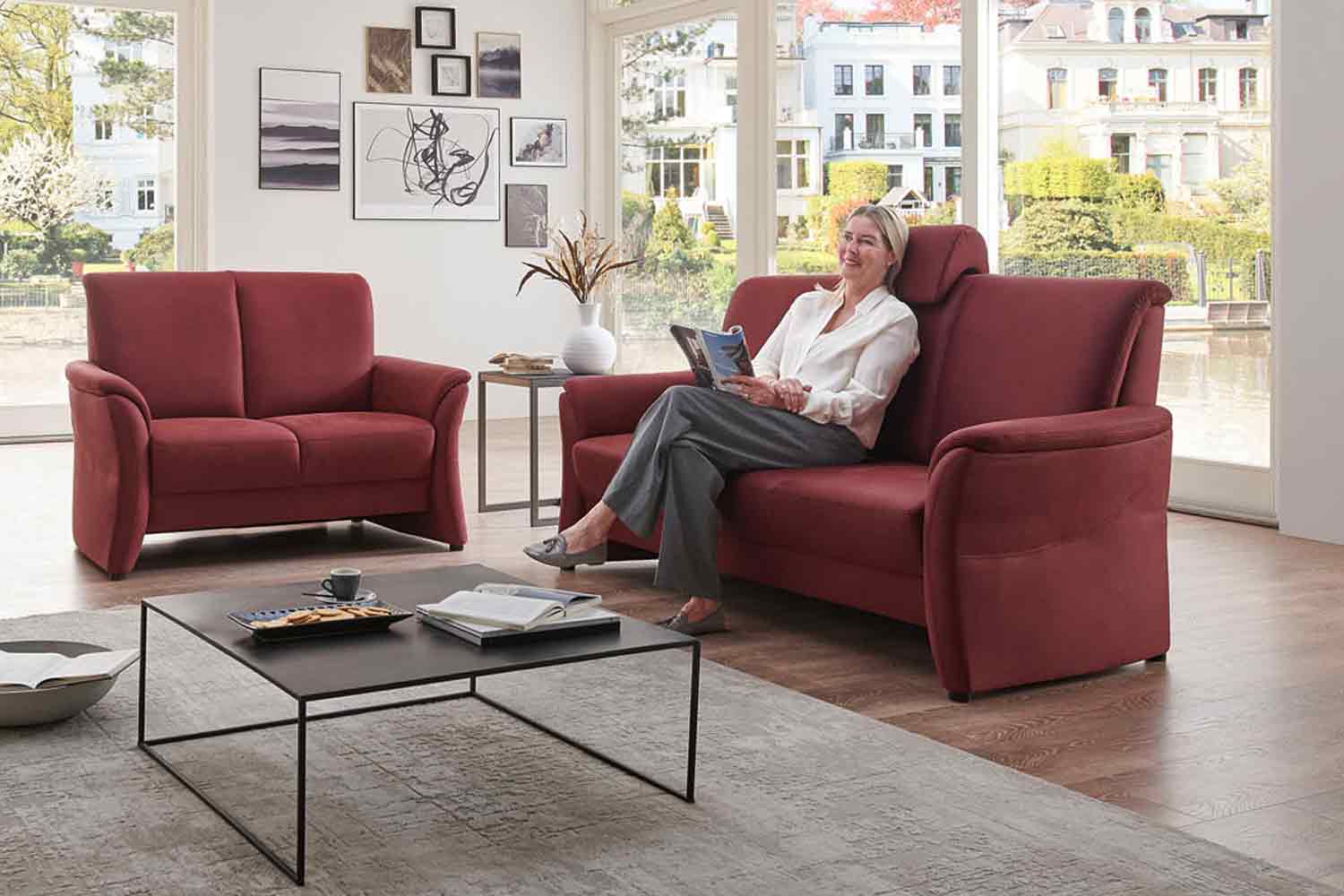 Couchgarnitur 3er Couch factory - Sofa & TV Sessel / 1349